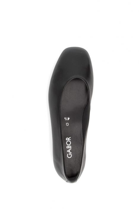 302001 Gabor Kadın Deri Babet 4.0-7.5 001 Siyah/Lux Nappa black