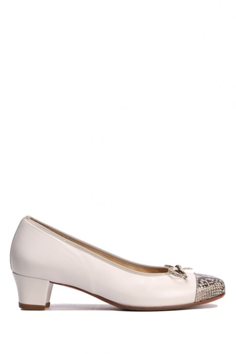 303058 Hassia Kadın Ayakkabı 3-7,5 Kırık Beyaz / Off-White