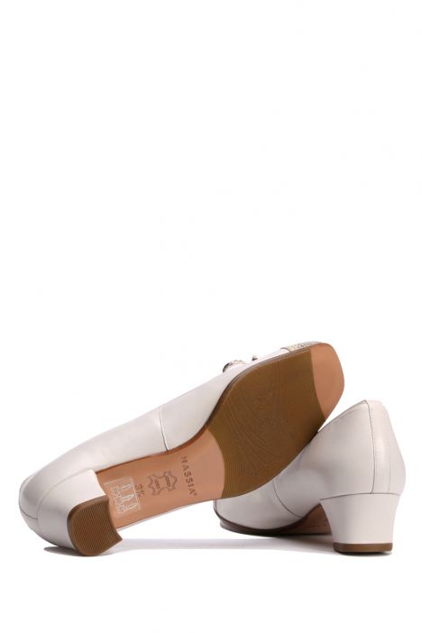 303058 Hassia Kadın Ayakkabı 3-7,5 Kırık Beyaz / Off-White