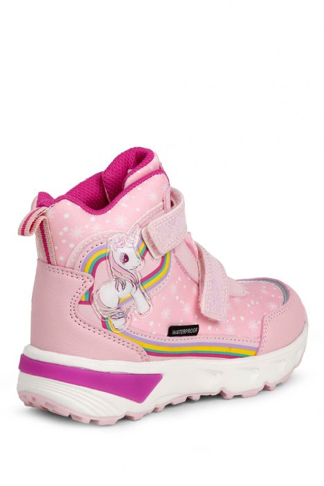 3033 Buckhead Unicornie Kız Çocuk Su Geçirmez Bot 22-32 Pembe / Pink