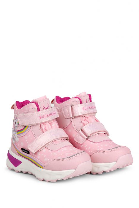3033 Buckhead Unicornie Kız Çocuk Su Geçirmez Bot 22-32 Pembe / Pink