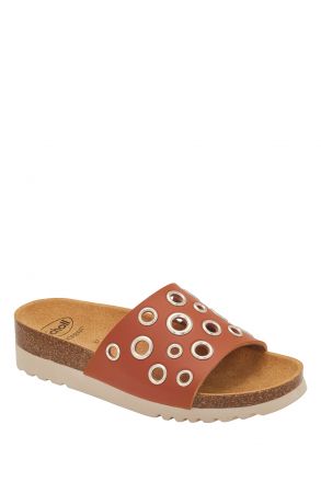 30406 Scholl Magaluf Kadın Mantar Terlik 36-40 Konyak / Cognac