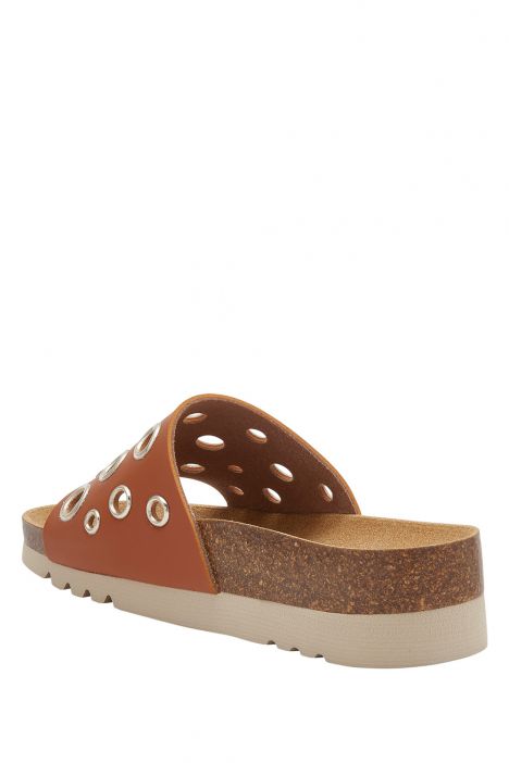 30406 Scholl Magaluf Kadın Mantar Terlik 36-40 Konyak / Cognac