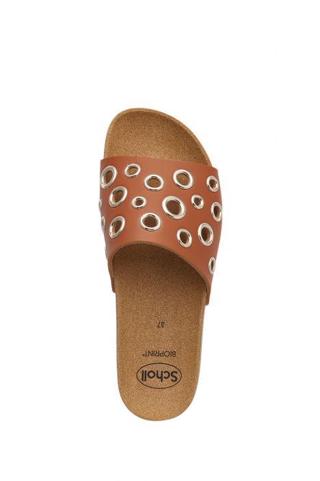 30406 Scholl Magaluf Kadın Mantar Terlik 36-40 Konyak / Cognac