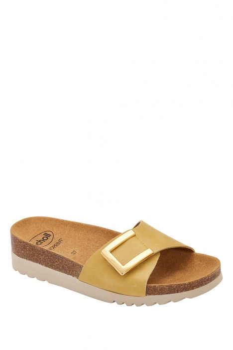 30435 Scholl Monterey Mule Kadın Mantar Terlik 36-40 Sarı / Yellow