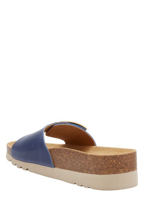 30435 Scholl Monterey Mule Kadın Mantar Terlik 36-40 Lacivert / Blue