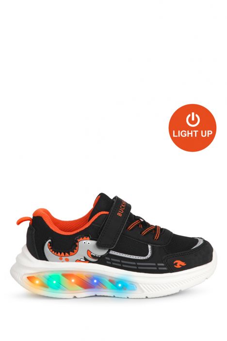 3043 Buckhead Rex Erkek Çocuk Spor Ayakkabı 27-32 Siyah-Turuncu/Black-Orange