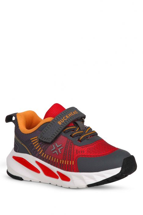 3045 Buckhead Sonic Erkek Çocuk Spor Ayakkabı 27-32 Kırmızı/Red