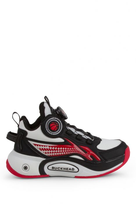 3057 Buckhead Pick Erkek Çocuk Spor Ayakkabı 31-35 Siyah-Kırmızı/Black-Red