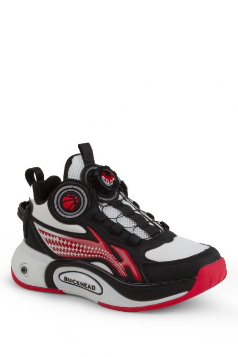 3057 Buckhead Pick Erkek Çocuk Spor Ayakkabı 31-35 Siyah-Kırmızı/Black-Red