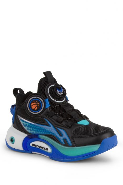 3057 Buckhead Pick Erkek Çocuk Spor Ayakkabı 31-35 Siyah-Mavi / Black-Blue