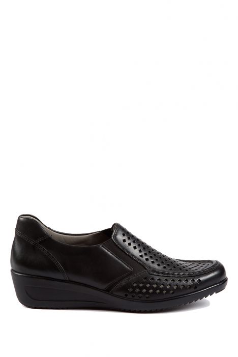 30601 Ara Shoes Kadın Dolgu Topuk Deri Ayakkabı 3,5-8,5 SCHWARZ - 08S