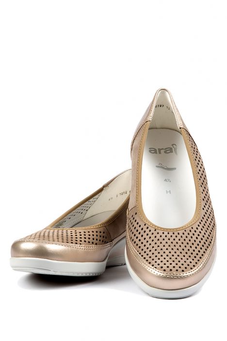 30652 Ara Shoes Kadın Dolgu Topuk Ayakkabı 3,5-8,5 PLATIN, TAUPE - 05PT