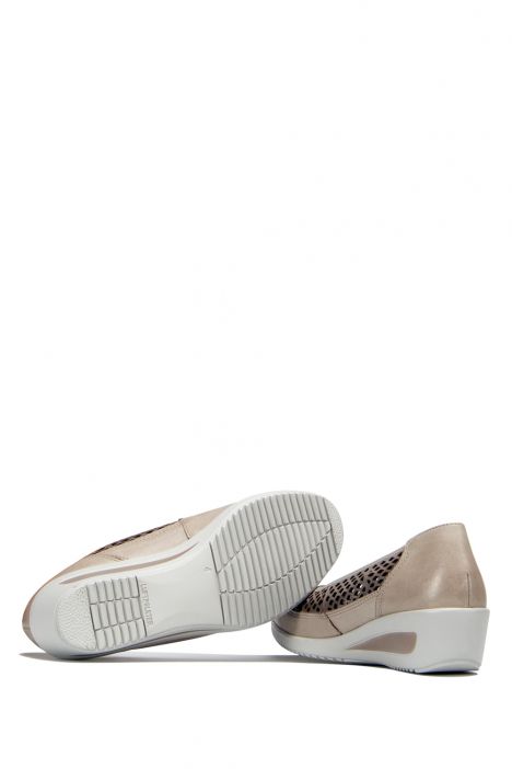 30662 Ara Shoes Kadın Dolgu Topuk Deri Ayakkabı 3,5-8 SPORCALF, GLAMKID, FOSSIL,TAUPE - 05SFP