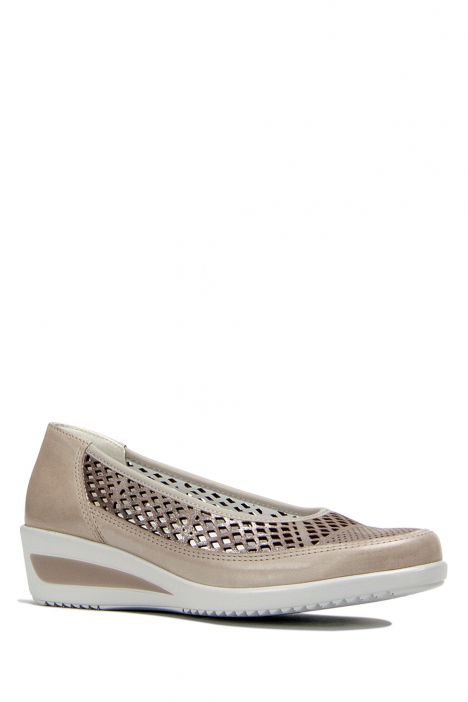 30662 Ara Shoes Kadın Dolgu Topuk Deri Ayakkabı 3,5-8 SPORCALF, GLAMKID, FOSSIL,TAUPE - 05SFP