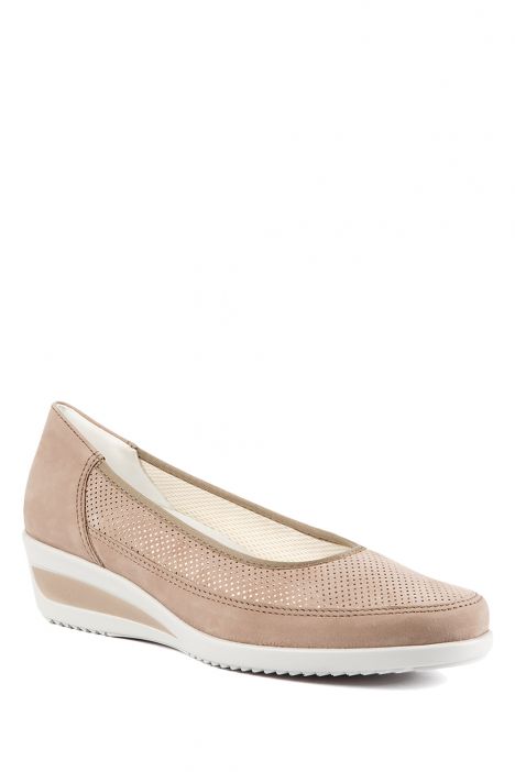 30663 Ara Shoes Kadın Dolgu Topuklu Ayakkabı 3.5-8.5 TAUPE NUBUK - 05NT