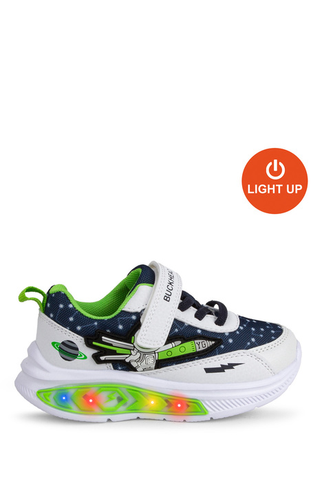 3068 Buckhead Otto Erkek Çocuk Spor Ayakkabı 27-32 Beyaz/White-Dark Blue-Green