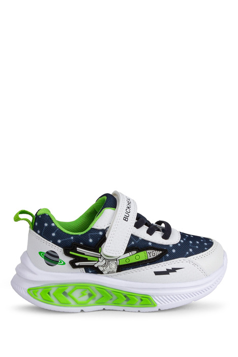 3068 Buckhead Otto Erkek Çocuk Spor Ayakkabı 27-32 Beyaz/White-Dark Blue-Green