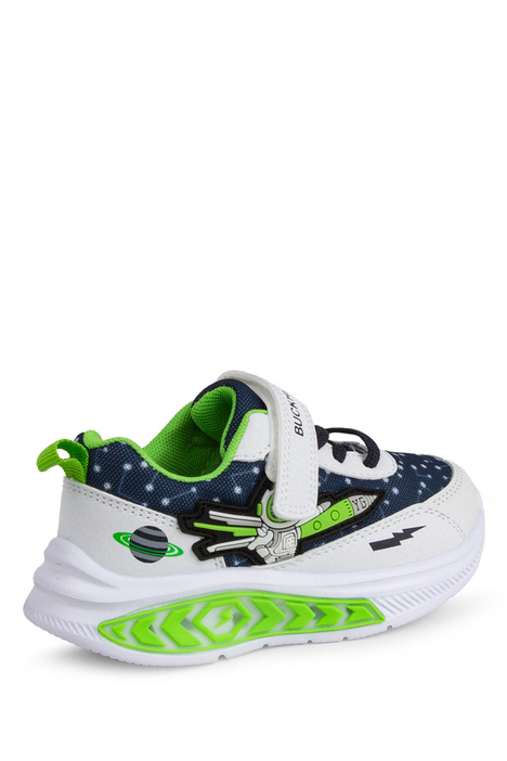 3068 Buckhead Otto Erkek Çocuk Spor Ayakkabı 27-32 Beyaz/White-Dark Blue-Green