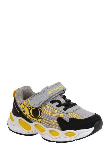 3069 Buckhead Walter Erkek Çocuk Spor Ayakkabı 26-30 Gri/Black-Grey-Yellow