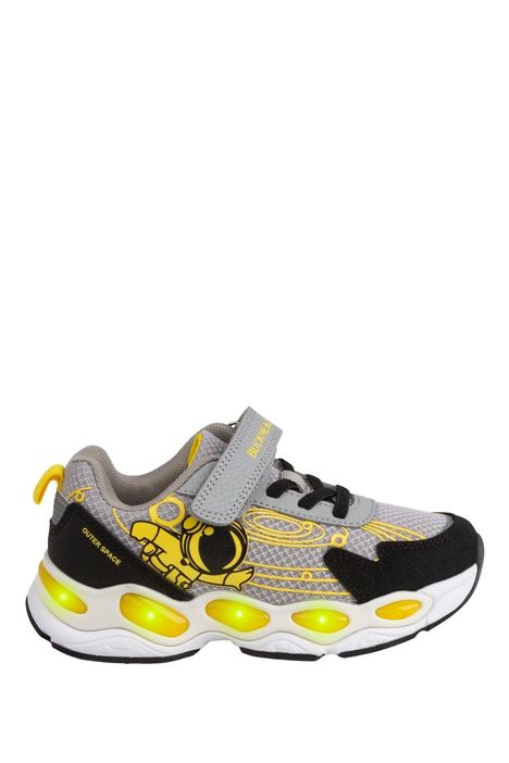 3069 Buckhead Walter Erkek Çocuk Spor Ayakkabı 26-30 Gri/Black-Grey-Yellow