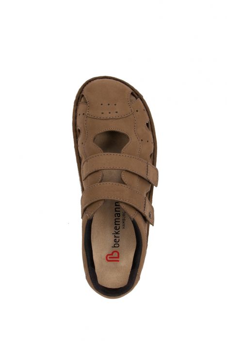 3100 Berkemann Larena Kadın Anatomik Ayakkabı 3.0-8.5 Khaki-Nubuk - 497