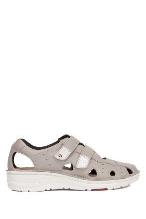 3100 Berkemann Larena Kadın Anatomik Ayakkabı 3.0-8.5 Sandbeige-Nappa - 760