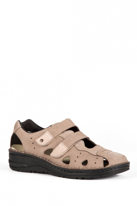 3100 Berkemann Larena Kadın Anatomik Ayakkabı 3.0-8.5 Taupe Nubuck - 701