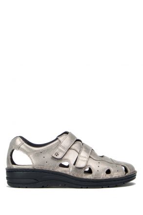 3100 Berkemann Larena Kadın Anatomik Ayakkabı 3.0-8.5 Bronze/Glitter Leather - 429G