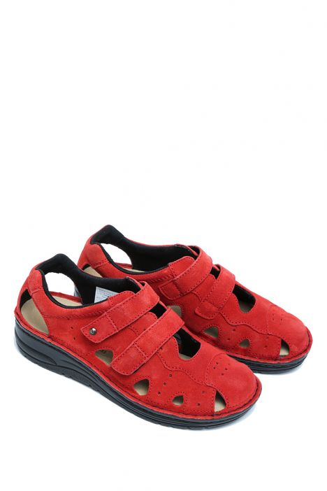 3100 Berkemann Larena Kadın Anatomik Ayakkabı 3.0-8.5 Rot - Velours - 250