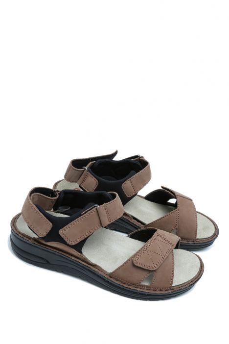 3116 Berkemann Neele Kadın Anatomik Sandalet 3.0-7.5 Sattelbraun-Nubuk - 419S