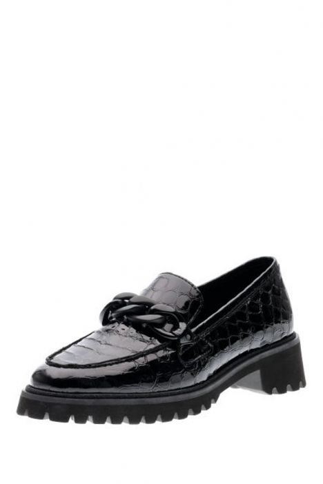 31209 Ara Shoes Kent Kadın Makosen Ayakkabı 3.5-7.5 BLACK PATENT LEATHER - 10
