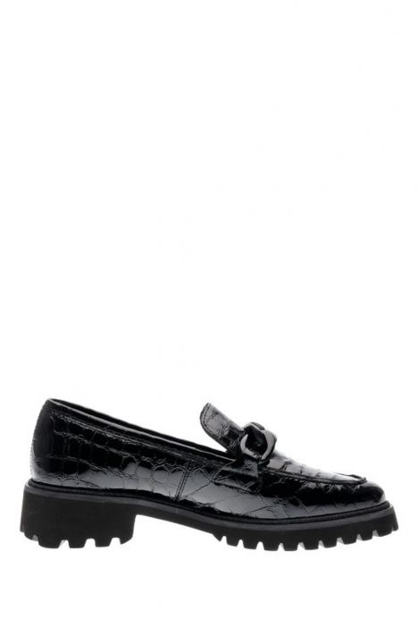31209 Ara Shoes Kent Kadın Makosen Ayakkabı 3.5-7.5 BLACK PATENT LEATHER - 10