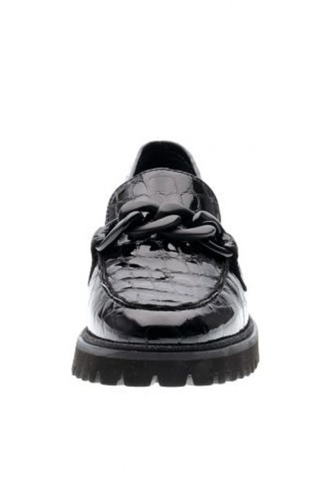 31209 Ara Shoes Kent Kadın Makosen Ayakkabı 3.5-7.5 BLACK PATENT LEATHER - 10