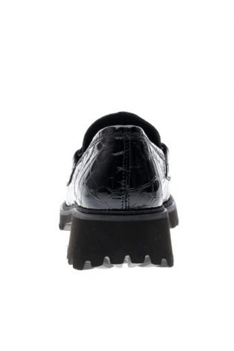 31209 Ara Shoes Kent Kadın Makosen Ayakkabı 3.5-7.5 BLACK PATENT LEATHER - 10