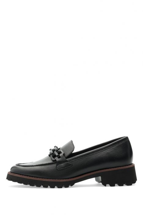 31241 Ara Shoes Kent Kadın Deri Loafer 3.5-7.5 01 CLUBCALF , BLACK