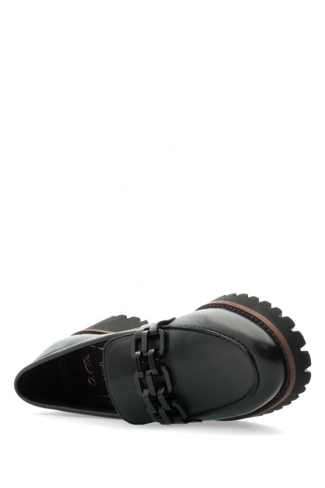 31241 Ara Shoes Kent Kadın Deri Loafer 3.5-7.5 01 CLUBCALF , BLACK