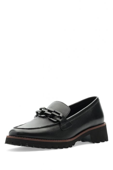 31241 Ara Shoes Kent Kadın Deri Loafer 3.5-7.5 01 CLUBCALF , BLACK