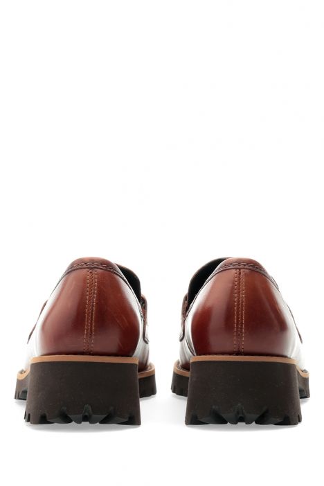 31241 Ara Shoes Kent Kadın Deri Loafer 3.5-7.5 09 CLUBCALF , COGNAC