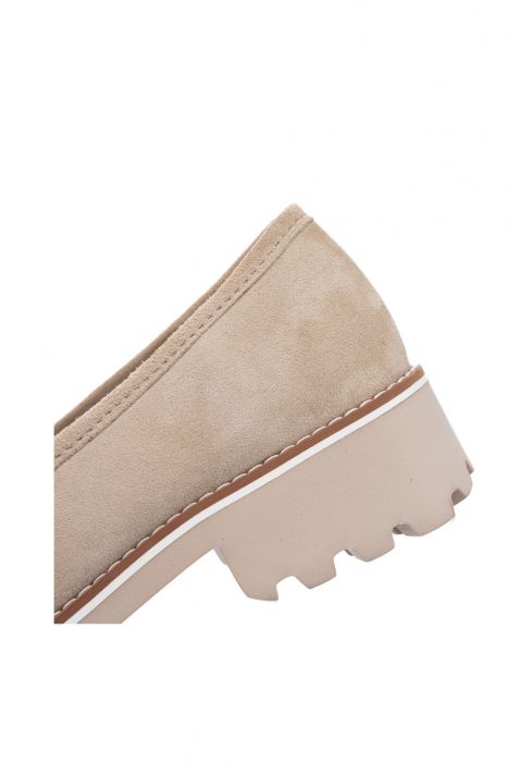 31241 Ara Shoes Kent Kadın Deri Loafer 3.5-7.5 14 KALBVEL , SAND