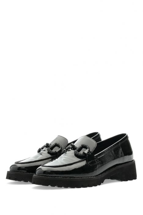 31243 Ara Shoes Kent Kadın Rugan Deri Loafer 4.0-7.5 11 MURALAC , BLACK
