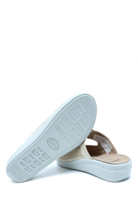 31256 Scholl Antonia Elas Kadın Çift Bantlı Anatomik Terlik 36-41 Metalik/Platinum