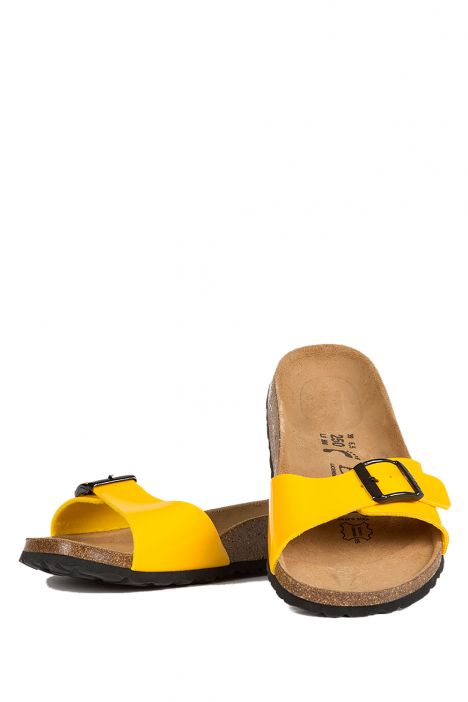 312673 Birkenstock Betula Luca Kadın Terlik Sarı / Yellow