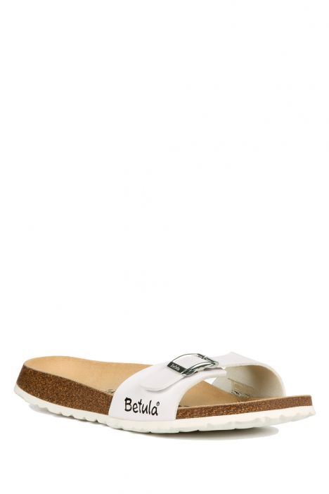 312693 Birkenstock Betula Luca Kadın Terlik Beyaz / White