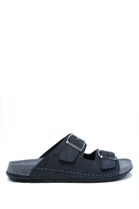 31290 Scholl Aberdeen Erkek Çift Bantlı Terlik 40-46 Siyah/Black