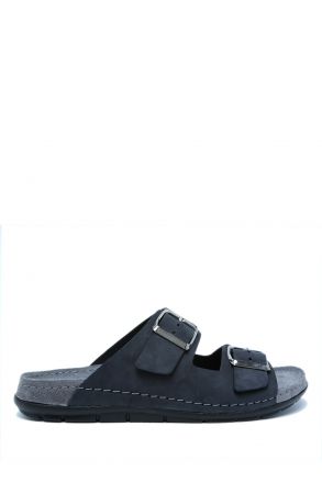 31290 Scholl Aberdeen Erkek Çift Bantlı Terlik 40-46 Siyah/Black