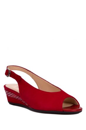 313162 Hassia Kadın Sandalet 3-6.5 Kırmızı / Red