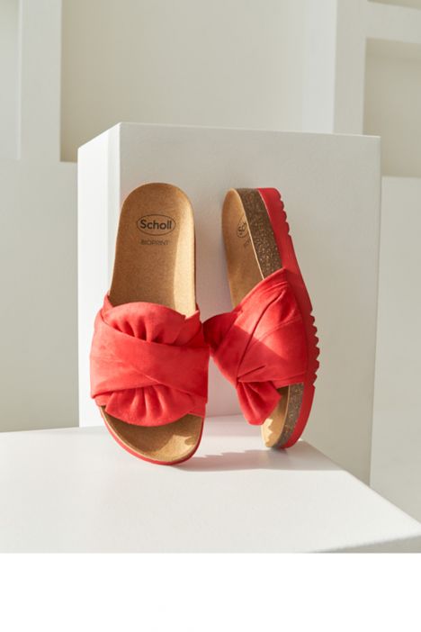 31326 Scholl Princy Kadın Mantar Terlik 36-41 Kırmızı/Red