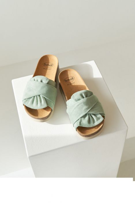 31326 Scholl Princy Kadın Mantar Terlik 36-41 Yeşil/Aquamarine