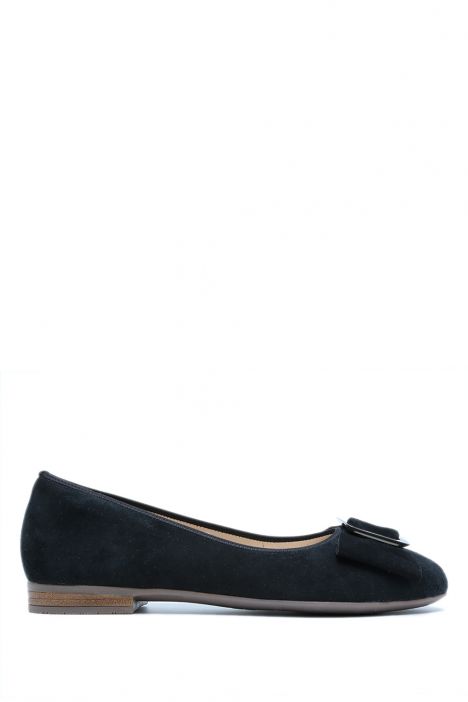 31328 Ara Shoes Sardinia Kadın Süet Deri Babet 3.5-7.5 BLACK - 01